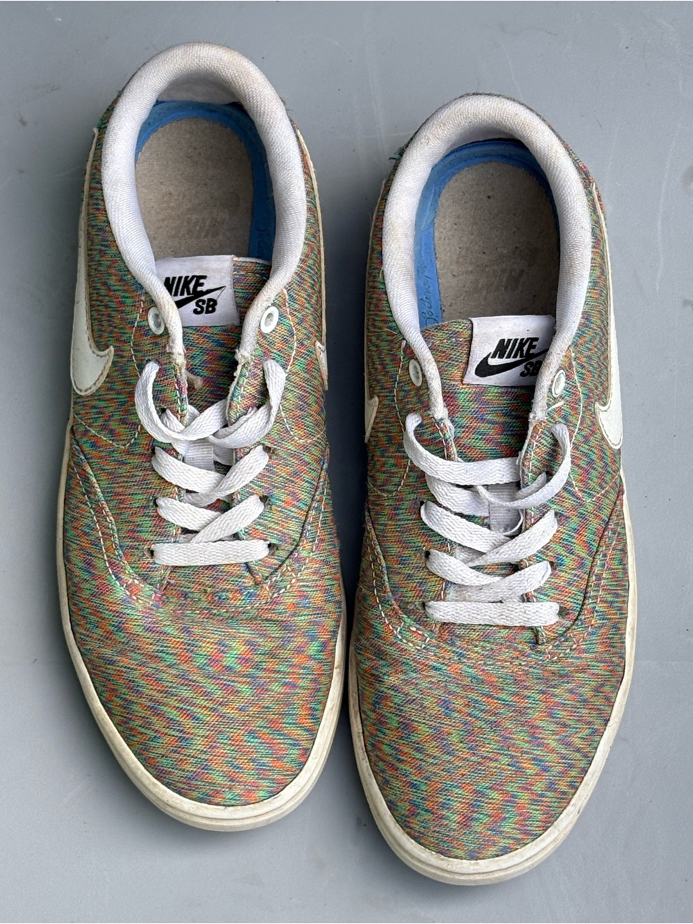 Nike SB Check Solar Canvas Premium Multi-Color Rainbow Static size 6.5